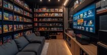 Organized game library with digital and physical games