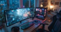PC gamer playing top free-to-play games in 2026