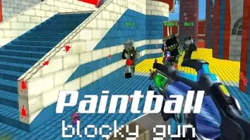 BLOCKY GUN PAINTBALL